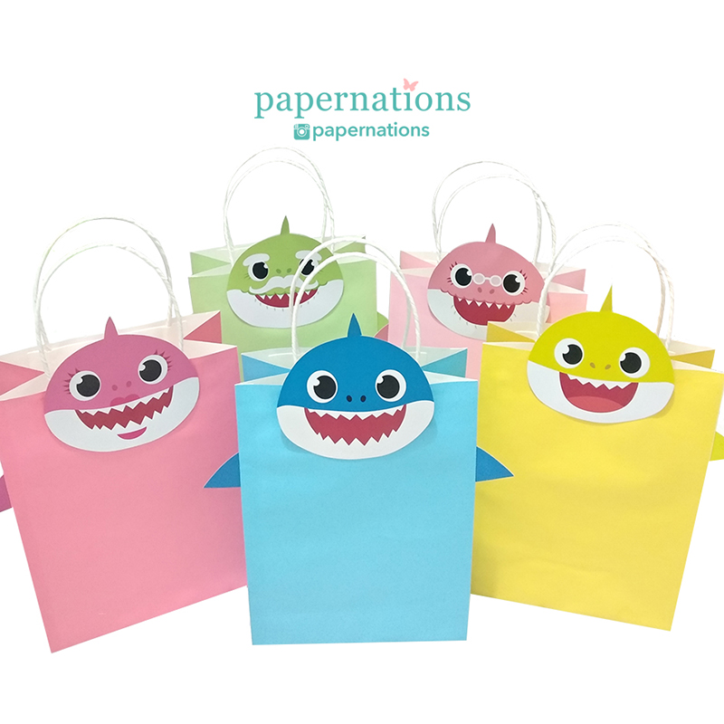 Baby Shark Paper Bags